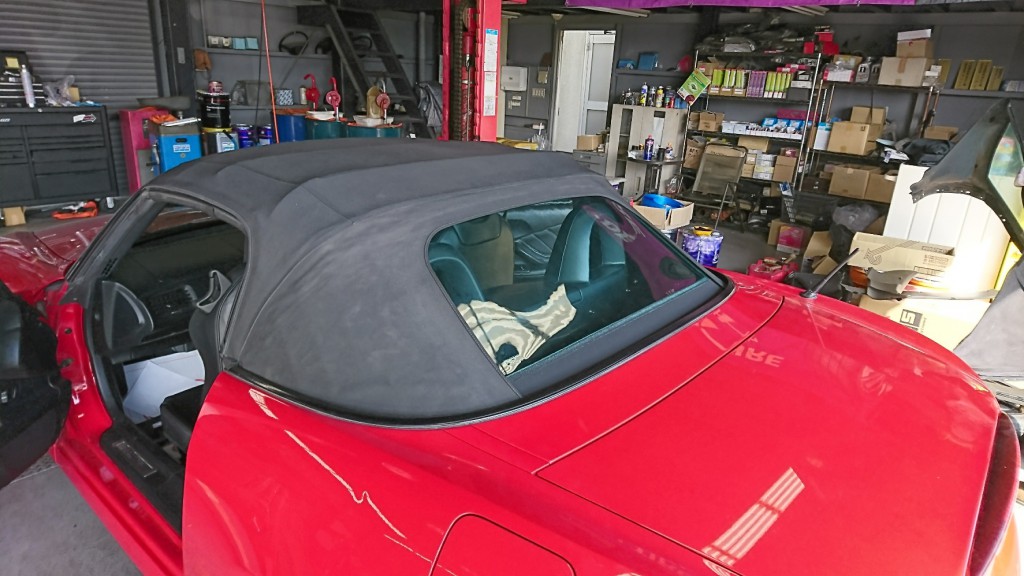 ★訳あり　ジャンク　Ｓ2000？　幌　リアスクリーン　ビニールタイプ　未使用　必要な方います？ ホンダ Ｓ２０００ ＡＰ１ リアスクリーン交換 | GTNET愛知